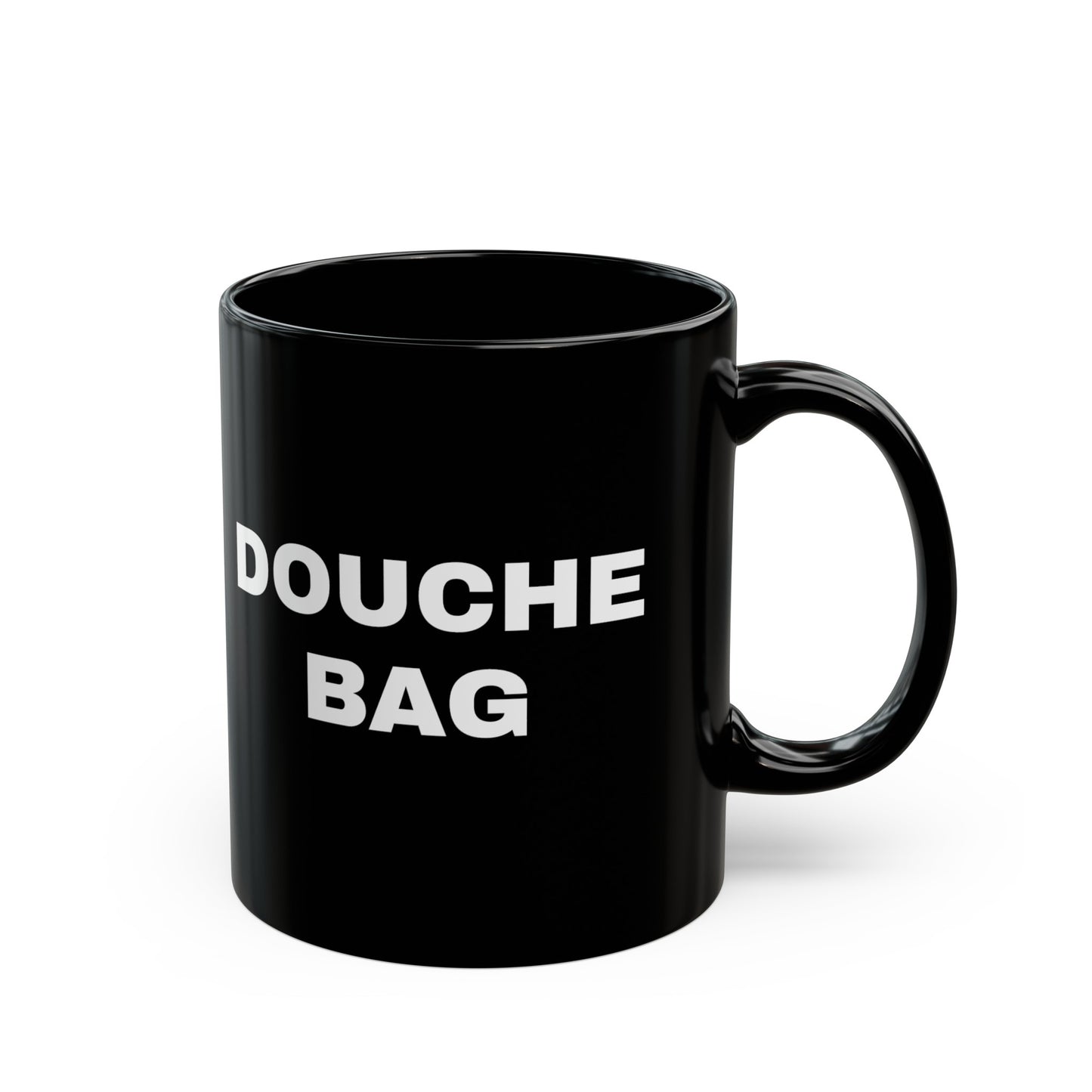 DOUCHE BAG  - Black Mug (11oz)