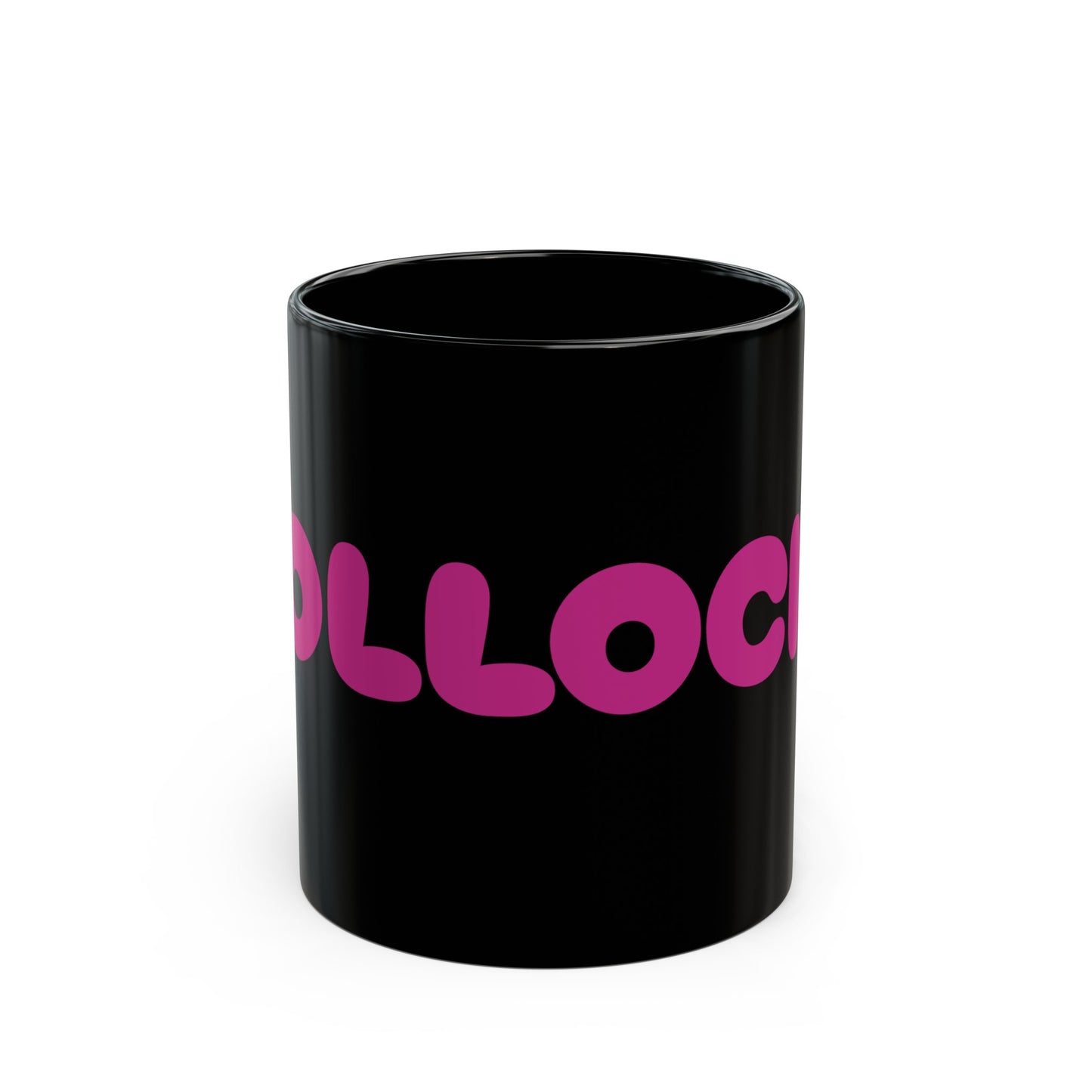 BOLLOCKS - Black Mug (11oz)